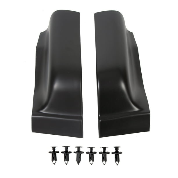 Black ABS Plastic Cab Corner Covers For 2004-2008 Ford F150 Crew Cab 05 ...