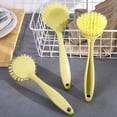 thumbnail image 4 of Dish Brush with Handle, 1 Pack Kitchen Scrub Brushes for Cleaning, Dish Scrubber with Stiff Bristles, Kitchen Brushes for Sink, Pots, Pans, 4 of 5