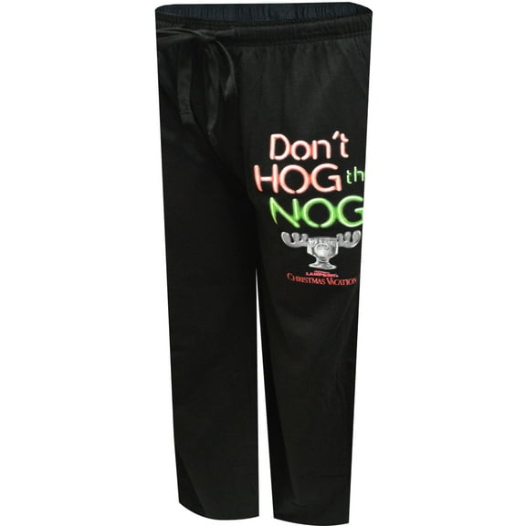 Underboss Mens Christmas Vacation Clark Griswold Don't Hog The Nog Lounge Pants (Large)
