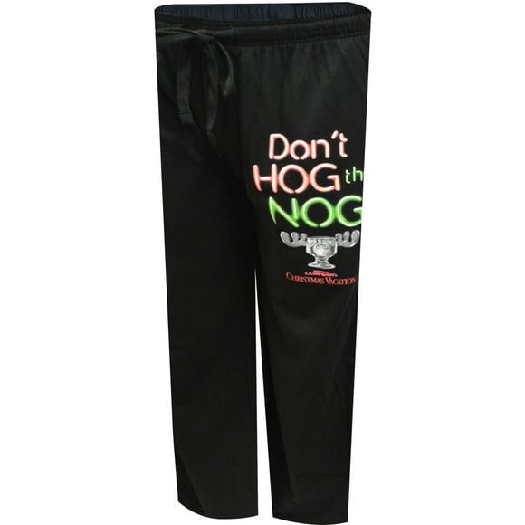 Underboss Mens Christmas Vacation Clark Griswold Don't Hog The Nog Lounge Pants (Small)