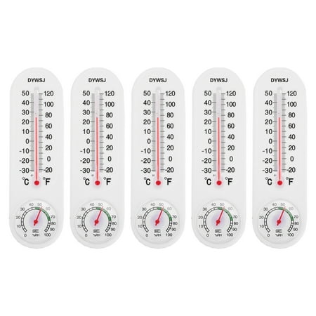 

5pcs Digital Max Min Wall Mounted Greenhouse Thermometer for Garden Greenhouse