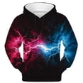 thumbnail image 2 of WhouRiu Boys Girls Fashion Graphic Hooded Sweatshirts Kids Unisex Casual Autumn Pullover Hoodies, 2 of 3