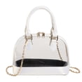 thumbnail image 2 of Women Crossbody Bag Transparent PVC Chain Ladies Handbags Simple Clear Beach Bag, 2 of 10