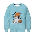 thumbnail image 5 of Hurxie Women's Oversized USA Graphic Sweatshirts Crewneck Patriotic Fleece Pullover Tops Winter Sweater, 5 of 7
