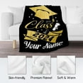 thumbnail image 5 of Graduation Blanket Gifts - 40"x50" Class of 2024 Blankets for Her Him - Senior Graduation Fuzzy Throws for High School College, 5 of 5