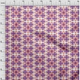 thumbnail image 4 of oneOone Silk Tabby Light Red Fabric Geometric Sewing Craft Projects Fabric Prints By Yard 42 Inch Wide, 4 of 4