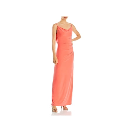 AQUA FORMAL Womens Stretch Zippered Short Sleeve Asymmetrical Neckline Short Party Sheath Dress main image 1