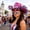 #6, variant on QuanTara Independence Day Denim Cowboy Hat with Red White Blue Ribbons Feather & American Flag, Patriotic 4th of July Party Hat for BBQ Parade Festive Celebration