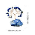 thumbnail image 2 of EGNMCR Décor de Chambre, Décor de Maison Pierre de Cristal Naturelle Colorée Pierre Concassée Arbre de Richesse Base en Améthyste Tressée à la Main Arbre à Argent Décoration de Maison Crystal Money Treese, 2 of 6