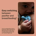 thumbnail image 5 of Tommee Tippee Breast-like Pacifier, 0-6m, 2 Count, Lightweight, One-piece Silicone Design, Symmetrical Nipple, 5 of 5