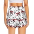 thumbnail image 4 of Vsdgher Monkey Print Women's Running Double Layer Shorts High Waisted with Pockets Elastic Yoga Workout Athletic Gym Sports, 4 of 8