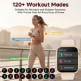 thumbnail image 5 of Mingdaln AI Smart Watch (Zinc allo), with ChatGPT , Smartwatch for Android and iphone, 1.95'' with Bluetooth Calls/120+ Sports Modes /Fitness watch, IP68 Waterproof for Women and Men (Pink), 5 of 8