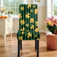 thumbnail image 4 of TSOVTHRID Gold Shamrock Stripe Print 5-Piece Table and Chair Cover Set, Rectangle Tablecloth with Chair Slipcovers Removable Table Cloth for Dining Room, St. Patrick's Day Decor, 4 of 7