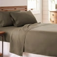 thumbnail image 6 of Premium Ultra-Soft Hypoallergenic Four-Piece Bed Sheet Set Light Gray Twin, 6 of 6