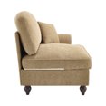 thumbnail image 6 of Living Room Sofas, Sofa RSF Chenille W/1 Pillow -Light Coffee, Light Coffee Comfortable Sofas,Chenille Modern Sofas, Furniture, Primary Living Space, Sofas Sofa RSF Chenille W/1 Pillow -Light Coffee, 6 of 9