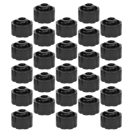 DIAEDGE 25pcs Syringe Caps Syringe Tip Caps Replacement Syringe Tip Spare Caps Dispensing Needle Tip Caps