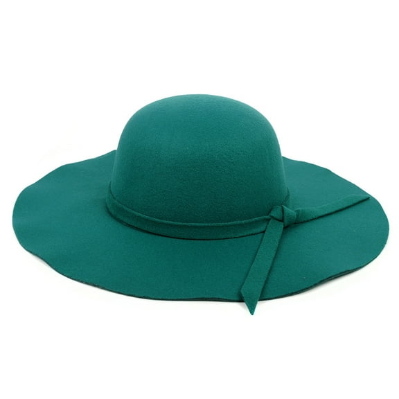 Bowknot Wide Brim Floppy Hat