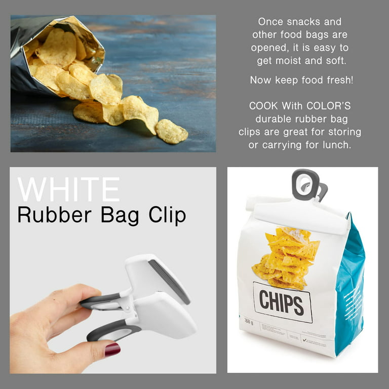 OXO Good Grips Bag/Plastic Chip Clips - 2 Pack, White