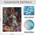 thumbnail image 3 of Diamond Art Kits for Adults - 5d Cat Colorful Yarn Cozy Setting Diamond Painting for Adults, Diamond Art for Adults Beginners, Diamond Painting Kits for Adults for Home Wall Decor, 3 of 7