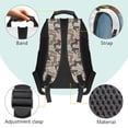 thumbnail image 4 of Pzuqiu Duck Camo 17 Inch School Backpack for Students Ages 6-18 with Padded Straps Kids Backpacks for Girls Fully Print Schoolbag Suitable for Elementary Middle School High School, 4 of 7