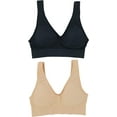 thumbnail image 3 of ToBeInStyle Women's Pack of 6 Padded Double Scoop Comfort Lounging Bras, 3 of 6