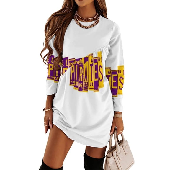 ecu pirates license plate Long Sleeved Dress long dress women summer dresses for women