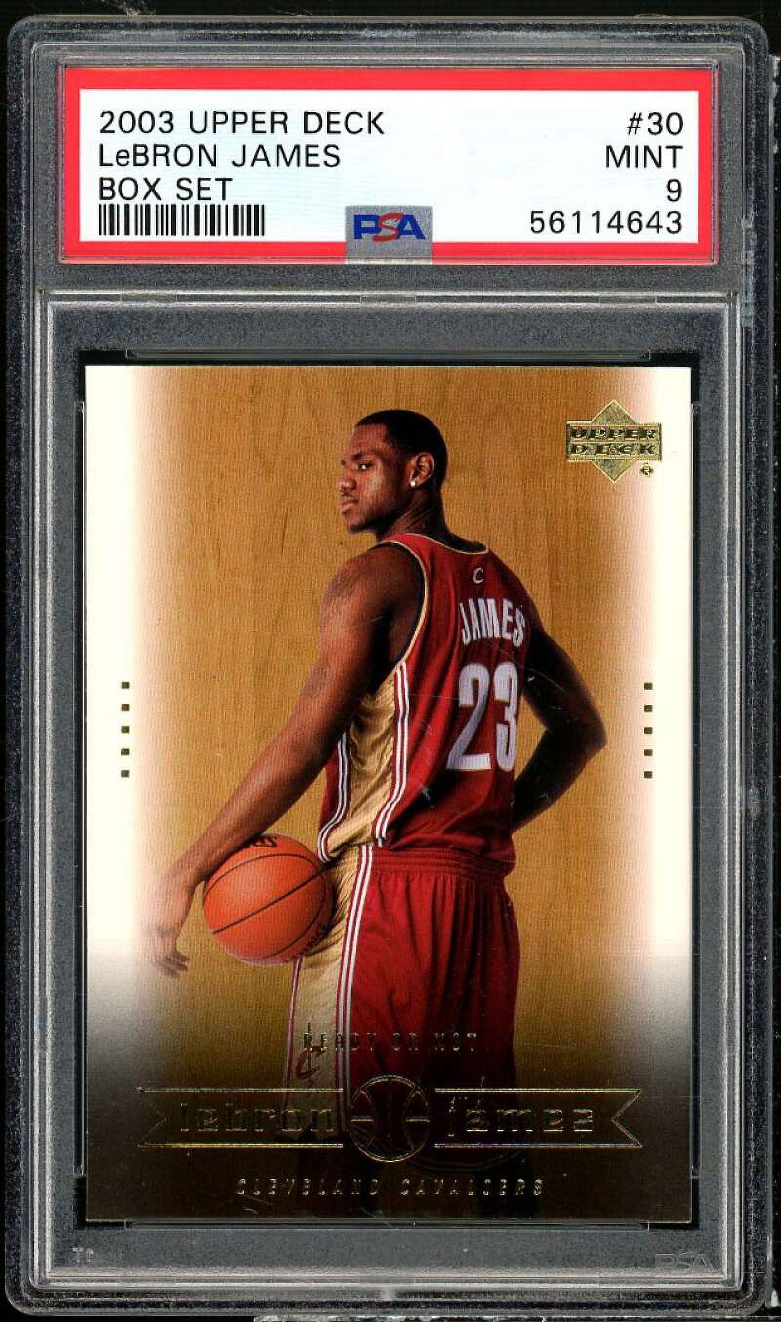 LeBron James Rookie Card 2003 Upper Deck LeBron James Box Set #21