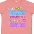 thumbnail image 4 of Inktastic Some Bunny is Going to Be a Big Sister with Bunny Ears and Flowers Girls Toddler T-Shirt, 4 of 5