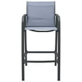 thumbnail image 2 of vidaXL Garden Bar Chairs 4 pcs Grey Textilene, 2 of 5