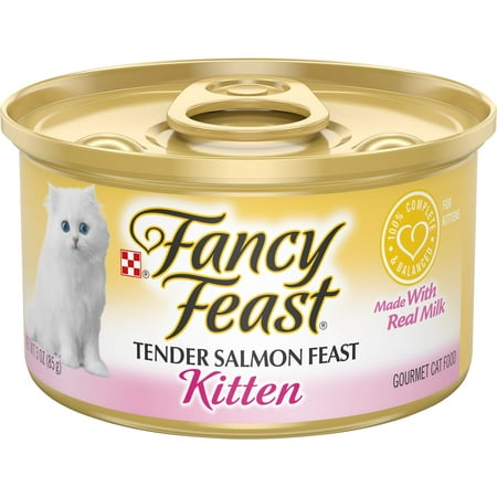 UPC: 0050000172382 | Purina Fancy Feast Wet Kitten Food for Kittens Salmon 3 oz Cans (24 Pack)