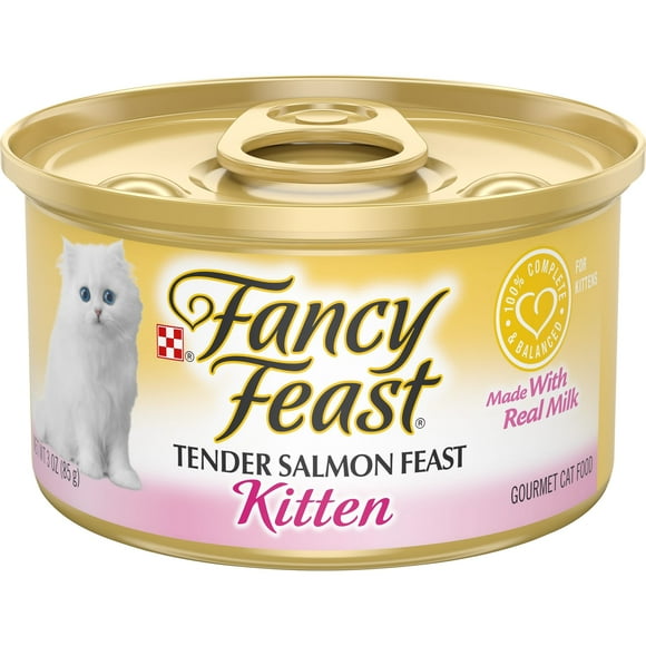 Purina Fancy Feast Kitten Tender Salmon Feast Wet Kitten Food