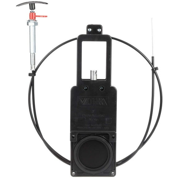 alterra Black 3" Valve TC372 Flexible Cable Kit-72 with 3" Valve Folding Handle