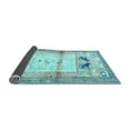 thumbnail image 2 of Ahgly Company Indoor Square Animal Light Blue Traditional Area Rugs, 6' Square, 2 of 4