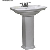 Barclay Washington Pedestal Sink 22.25W 33.5H