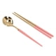 thumbnail image 4 of Juego De Utensilios Reutilizables Resistencia A La Corrosión Saludable Juego De Vajilla Portátil De Acero Inoxidable Aplicaciones Amplias Superficie Lisa Para Escuelas Para ANGGREK Otros, 4 of 8