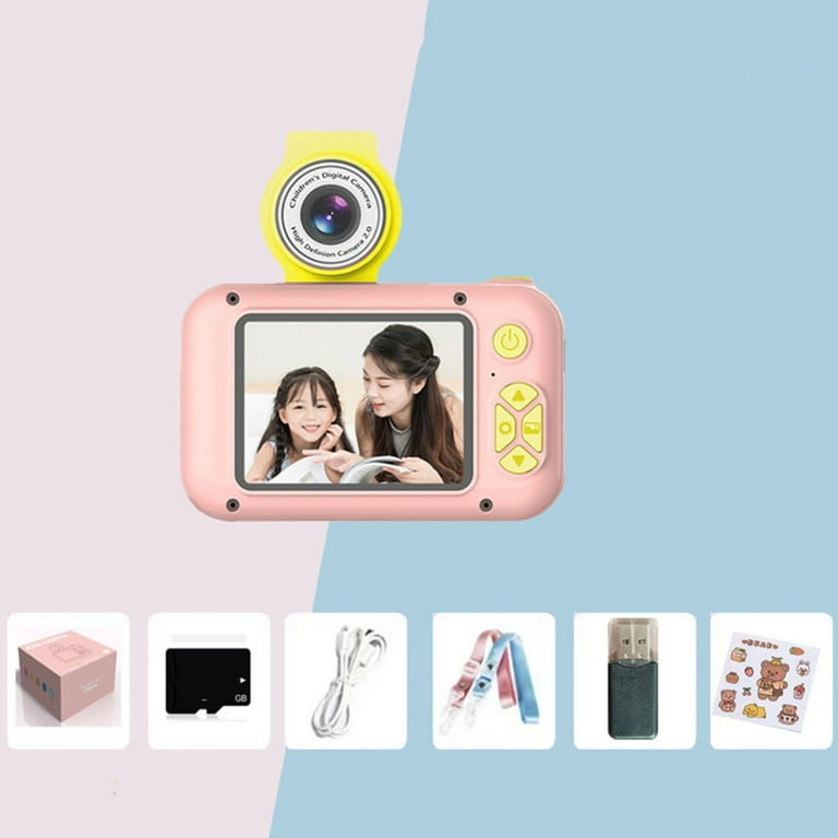 Zeiwohndc Kids Camera 2.4in IPS Screen Digital Cameras 180