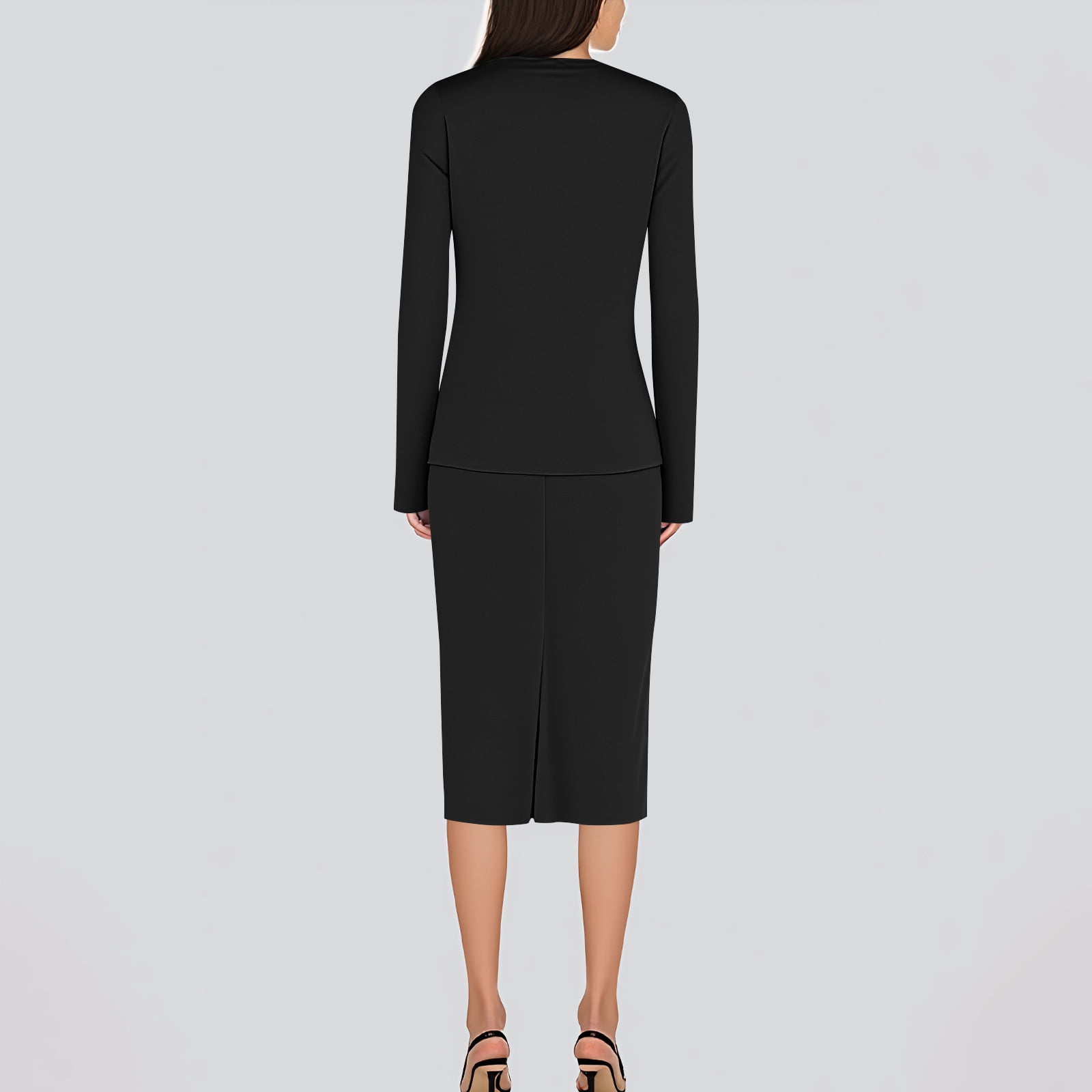 knee length dresses for ladies Pastel Double-breasted Midi Blazer Dress HOUDA main image 1