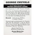 thumbnail image 2 of George Chuvalo Boxing Card – Canadian Heavyweight Legend Collectible (3.5" x 2.5"), 2 of 3