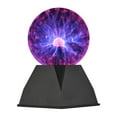 thumbnail image 1 of Labymos 6 Inch Plasma Ball Lamp Light Touch & Sound Sensitive Nebula Thunder Electric Globe, 1 of 8