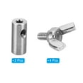 thumbnail image 3 of Unique Bargains 304 Stainless Steel 3mm Hole Wire Rope Clips, 2Pcs Wire Rope Clamp Fasteners Screws, Silver, 3 of 7