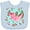 AE-Light Blue, variant on Inktastic Watermelon Axolotl Boys or Girls Baby Bib