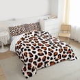 thumbnail image 3 of Homewish Teens Leopard Cheetah Print 2pcs Bedding Comforter Set,Abstract Geometric Twin Comforter Sets,Animal Print Breathable Bedding Set,Luxury Bedroom Decor,Reversible, 3 of 8