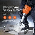 thumbnail image 2 of KFFKFF Demolition Jack Hammer Concrete Breaker 2200W Electric Hammer 6 Chisel Bits, 2 of 9