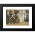 thumbnail image 2 of William Orpen 18x14 Black Modern Framed Museum Art Print Titled - The Three Blind Men (Arabian Nights) (1901), 2 of 5