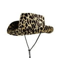 thumbnail image 6 of MUXiin Cowboy Hats for Kids Children's Animal Print Casual Style Denim Cap Suitable for Ages 5 10 for Stage Performances, 6 of 7