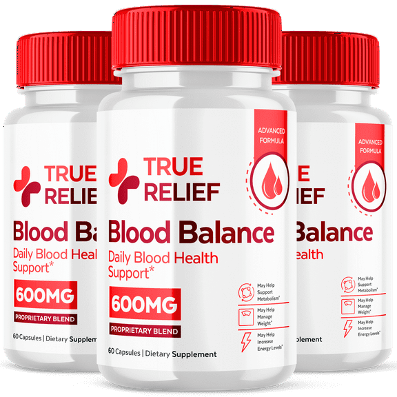 True Relief Pills Advanced Formula Daily Health Balance TrueRelief Supplement 180 Capsules