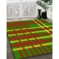thumbnail image 3 of Ahgly Company Machine Washable Indoor Rectangle Transitional Tomato Red Area Rugs, 5' x 8', 3 of 7