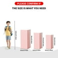 thumbnail image 5 of 3 Pcs Metal Display Pedestal Stands for Parties, Heavy Duty Rigid Material Square Display Tables for Party Dinner Wedding Birthday Cake Dessert Placement, Decoration Display Stand, Pink, 5 of 7