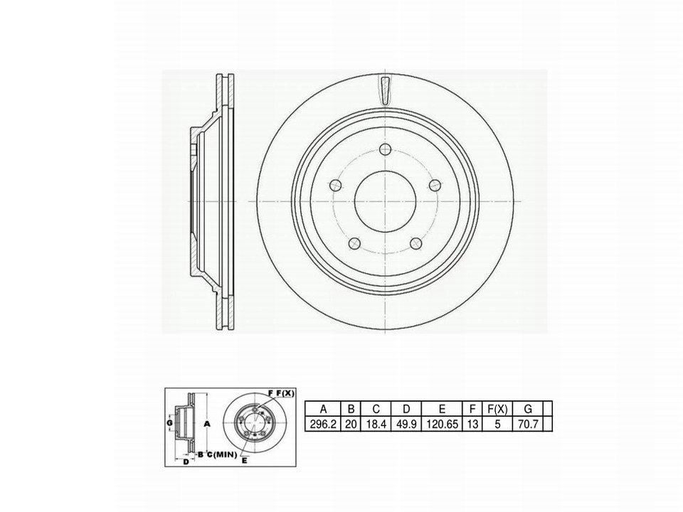Winstop Brake Rotor, Rear WS231790, Chevrolet Camaro 1992-1988