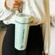 thumbnail image 4 of Hervidor de agua eléctrico para automóvil, calentador de acero inoxidable, calentador de agua, taza aislada, para té, leche, café, camping. 12V Verde Macarena Hervidor eléctrico de coche, 4 of 7